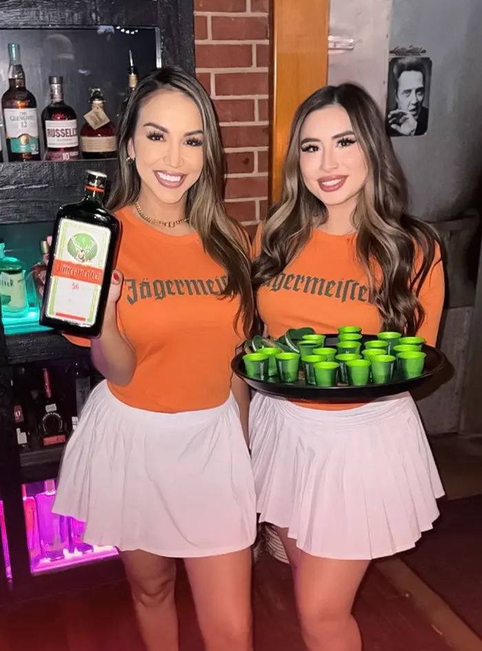 Red Carpet Productions brand ambassador presenting a spirits brand at an event